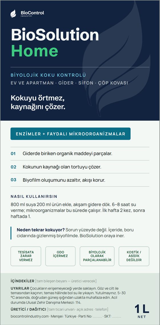 BioSolution Home etiketi