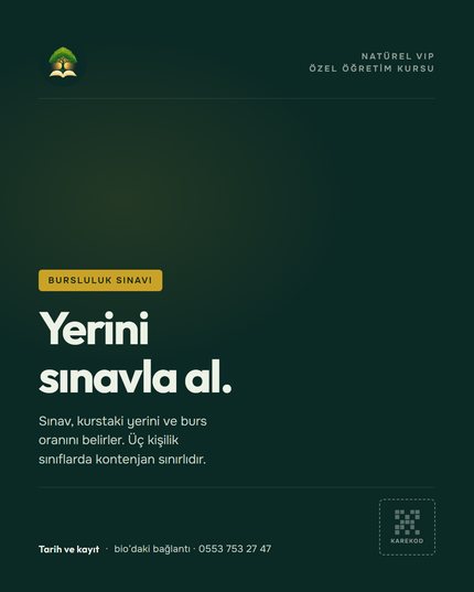 Bursluluk sınavı gönderisi